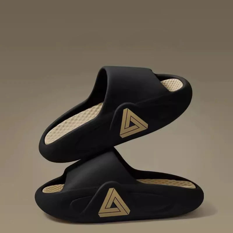 Summer Thick Sole Slippers Men Women EVA Soft Bottom Indoor Home Slides Sandals Light Beach Shoes Male Slippers Flip Flops
