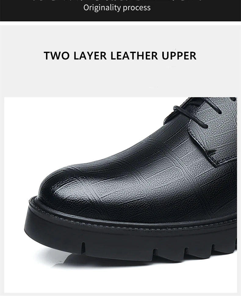 High Quality Elevator 4/7/9 Cm Men Dress Shoes Men Formal Shoes Height Increase Business Men Oxfords Footwear Suit Shoes Taller