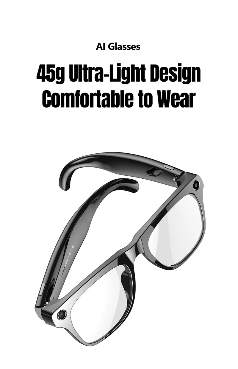 Xiaomi 6K HD AI Smart Glasses Photochromic Multifunction Bluetooth Calling Voice Assistant Music Player Translate Camera Glasses