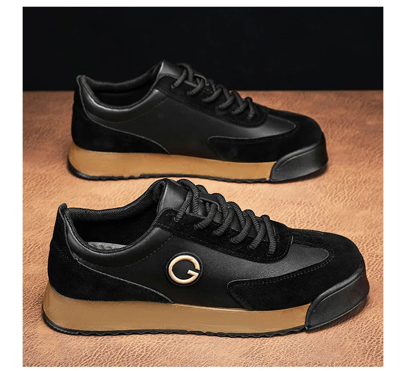 Luxury Men's Casual Shoes 2024 New High Quality Leather Shoes for Men Fashion Comfortable Sports Shoe Outdoor Men's Tennis Shoes