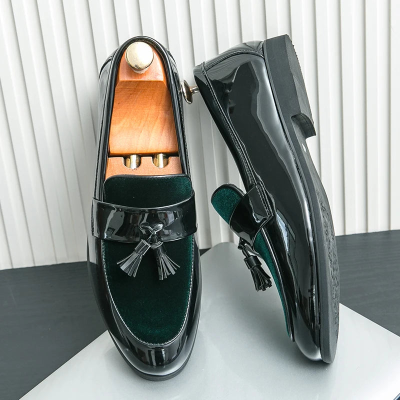 Men's Tassel Leather Shoes Men's Party Formal Loafers Casual Evening Dress Moccasins Wedding Shoes Fashion Casual Men's Shoes