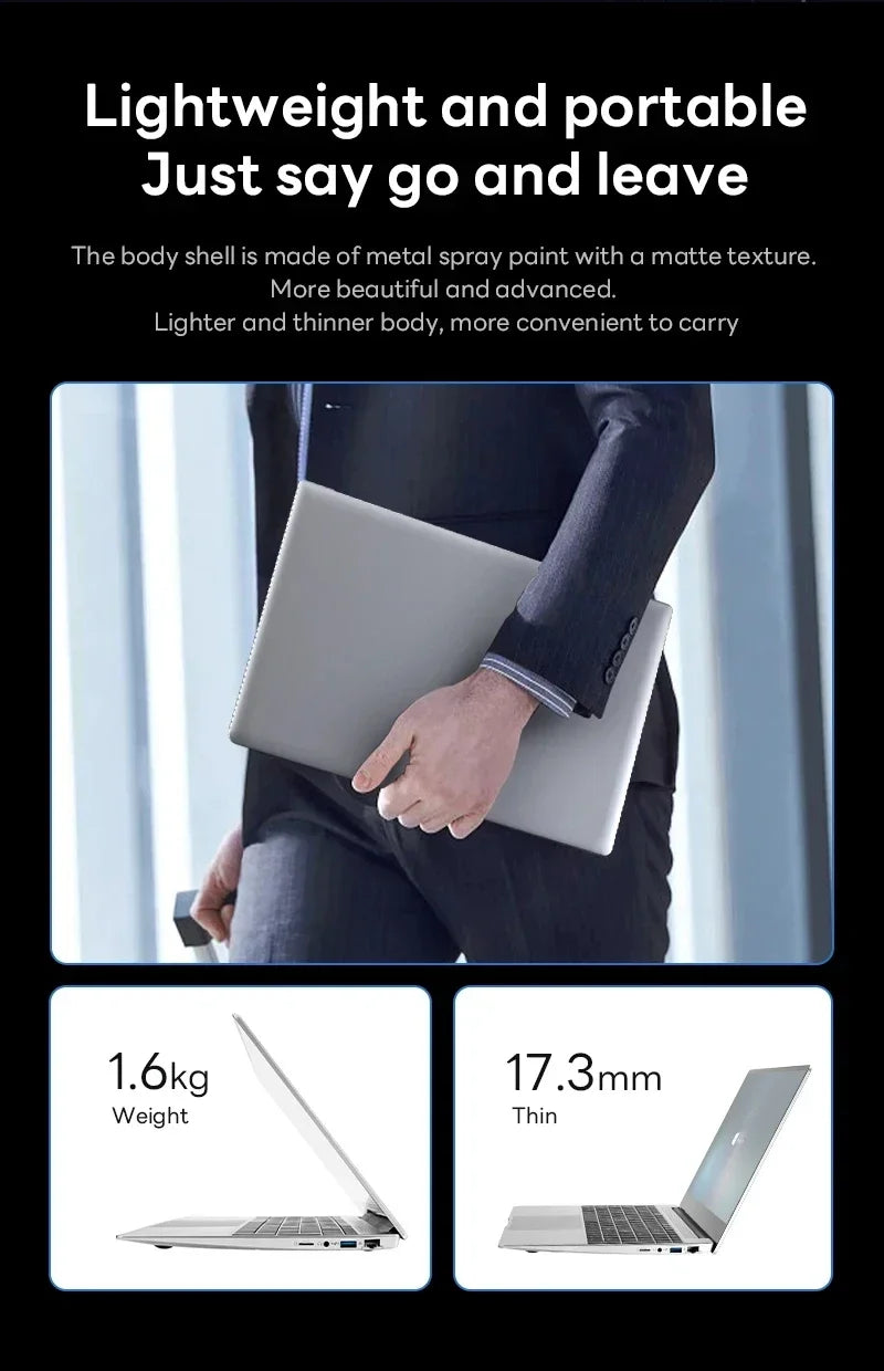 14.1” Laptop Windows 11 Intel Core i9-8950hk 16GB RAM 1/2TB M.2 SSD Laptops 4K HD Gaming laptop