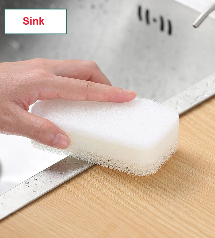 Cheap Small Item Home Useful Little Things Kitchen Accessory Dishwasher Sponge Sink Cleaning Tools Scouring Pad Scourer
