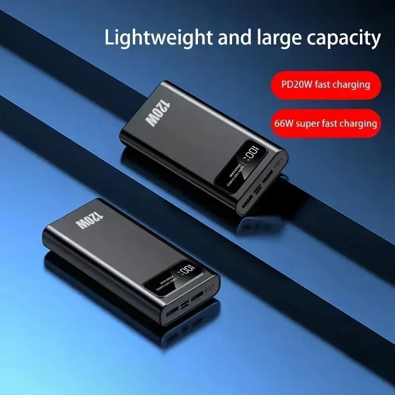 Xiaomi 200000mAh Power Bank 120W Fast Charging Portable Mobile Power Ultralarge Capacity Digital Display External Battery