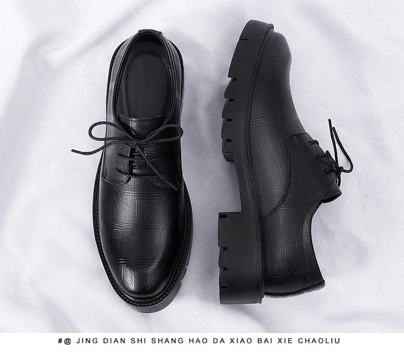 High Quality Elevator 4/7/9 Cm Men Dress Shoes Men Formal Shoes Height Increase Business Men Oxfords Footwear Suit Shoes Taller