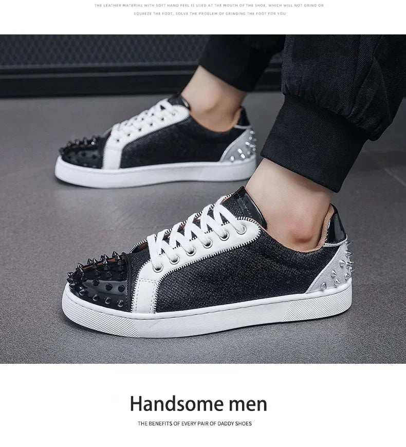 Fashion Men's Casual Shoes Leather Board Shoes for Men High Quality Classic Comfortable Breathable Male Leisure Shoes 2024 New