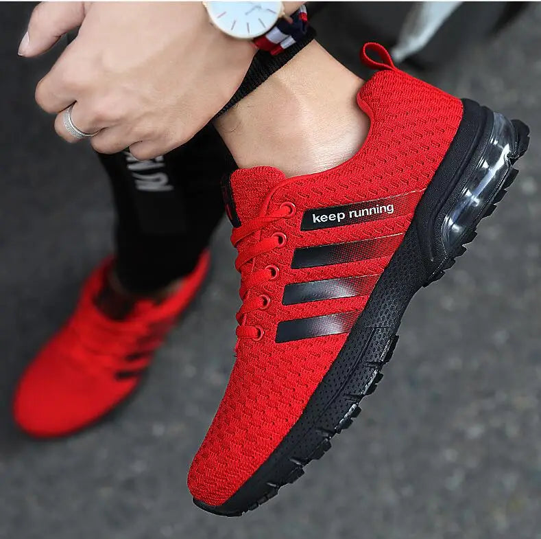 2022 New Men Shoes Casual White Sneakers Mens Trainers Air Cushion Men Sneakers Leisure Blue Shoes Men Tenis