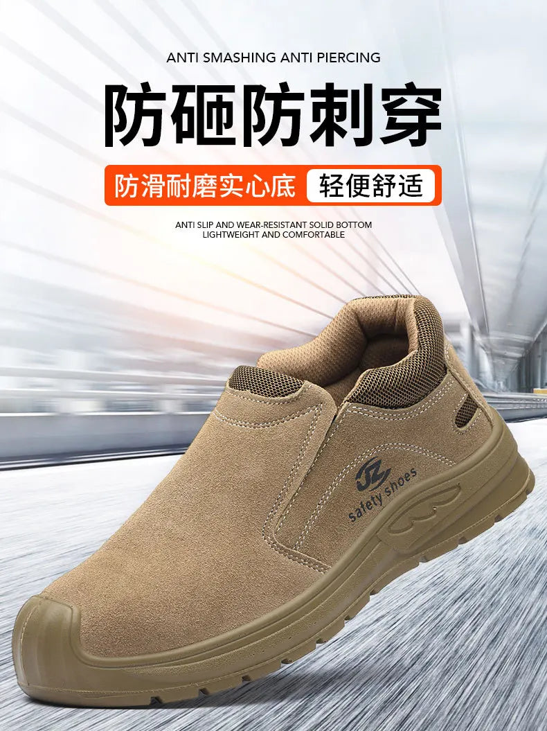 Insulated Safety Boots Men Anti-smash Anti-stab Safety Shoes for Men Construction Welding Work Shoes Safety Protective Men Shoes