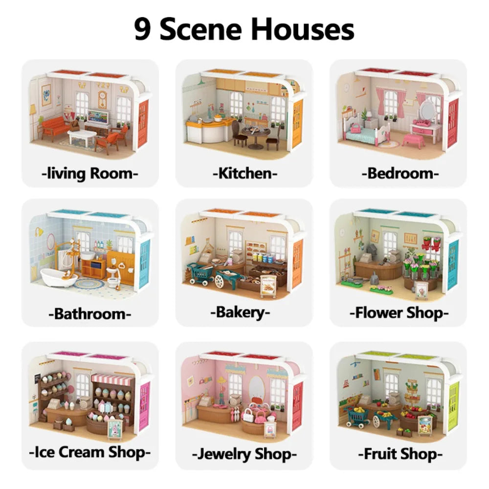 Kitchen Dollhouse Furniture Miniature Scene Miniature Miniature Items Dollhouse Accessories Furniture Accessories