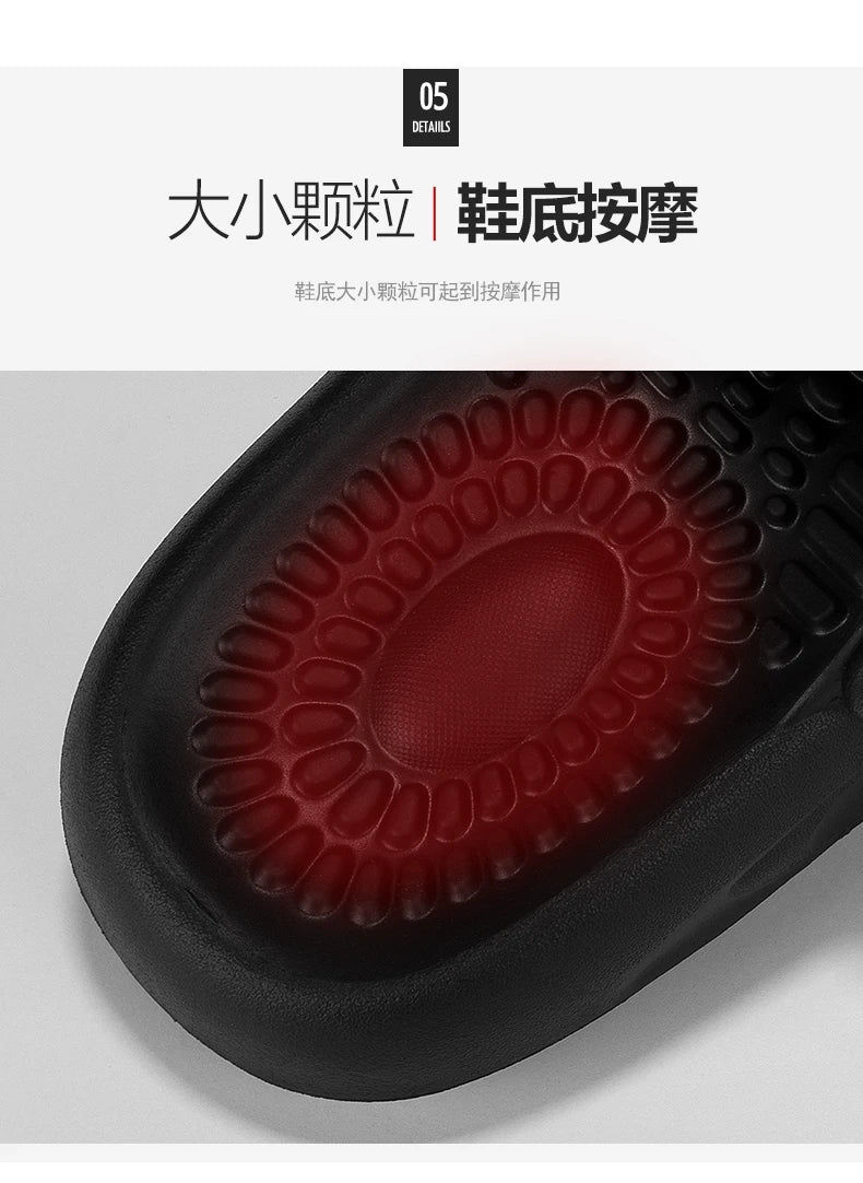 Men's Summer Soft Sole Comfortable Casual Sandals Fashion Simple Lightweight Slippers Outdoor Anti slip Waterproof Beach Shoes