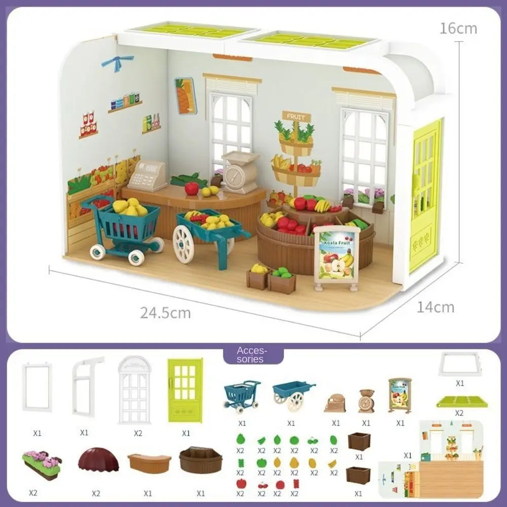 Kitchen Dollhouse Furniture Miniature Scene Miniature Miniature Items Dollhouse Accessories Furniture Accessories