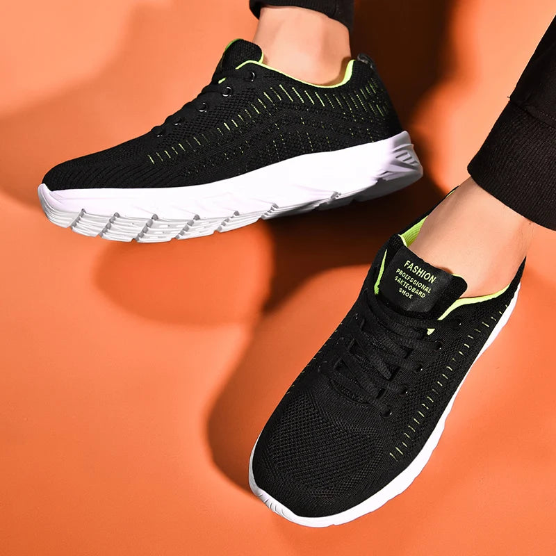 new men's spring and autumn large size breathable casual sports shoes designer flat comfortable lightweight men's shoes