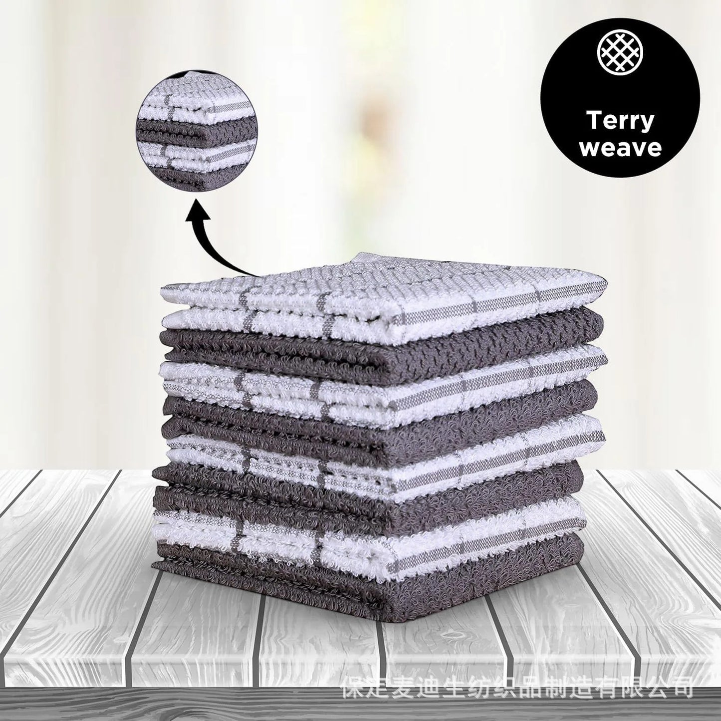 Kitchen Specific Cleaning Cloth Household Use Non Greasy Absorbent Towels Wiping Tablecloths Household Items Dishwashing Cloths