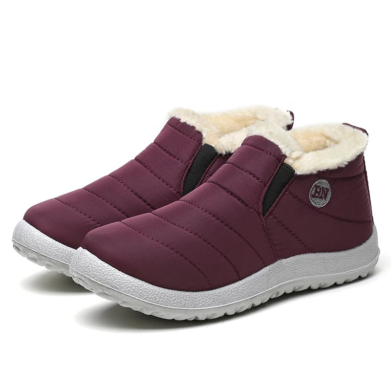 Boots Men Snow Plush Shoes Man Casual Winter Boots For Men Platform Shoes Men Hiking Men's Boots Plus Size Shoes Footwear
