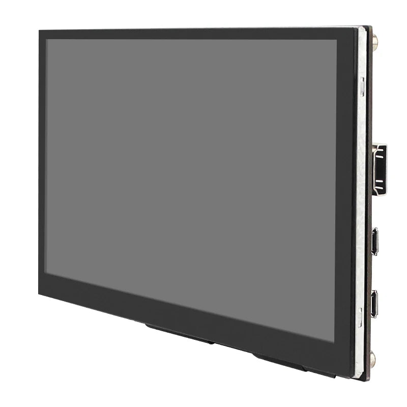 7 Inch Portable Display IPS LCD Capacitive Touch Screen 1024x600 Monitor Optional Speakers for Raspberry Pi 5 4B 3B+ Laptop PC