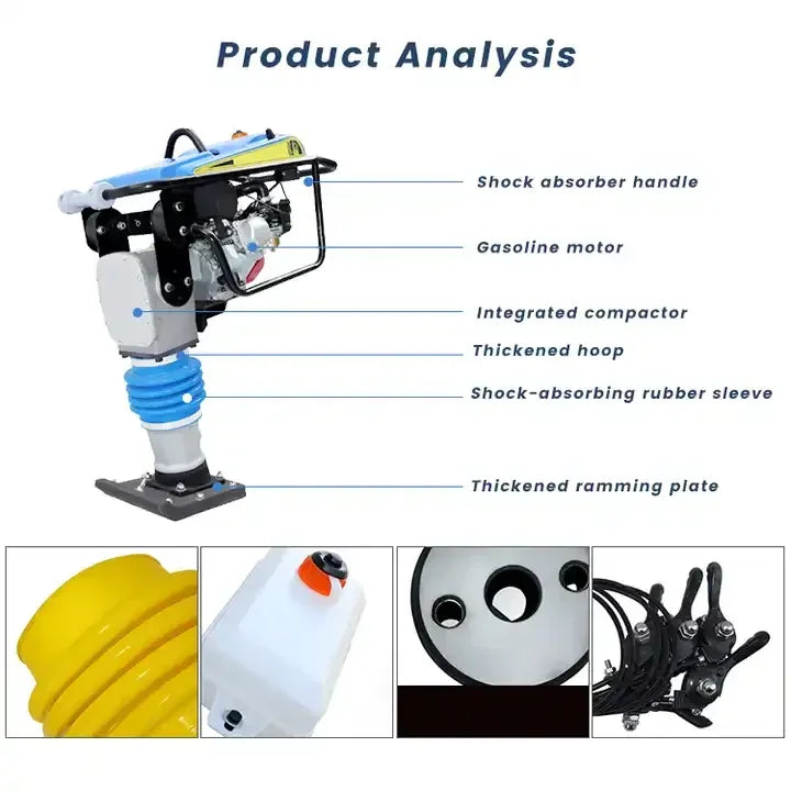 Factory  Tamping Compactor/Compactor Jump/Jack Compactor  for Road Construction Projects
