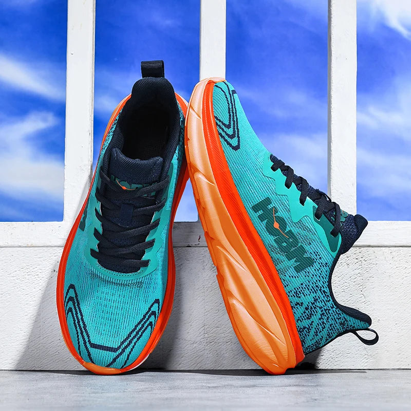 Men Sneakers Marathon Men Sports Running Sports Shoes Breathable Lightweight Women's Comfortable Athletic Shoe Nonskid Sneakers
