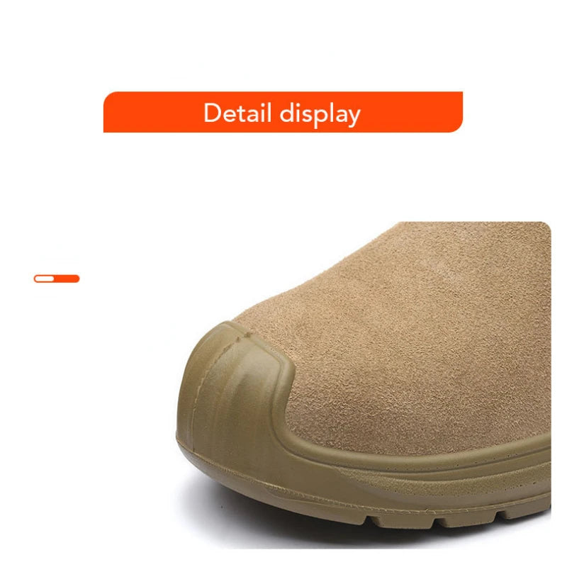 Insulated Safety Boots Men Anti-smash Anti-stab Safety Shoes for Men Construction Welding Work Shoes Safety Protective Men Shoes
