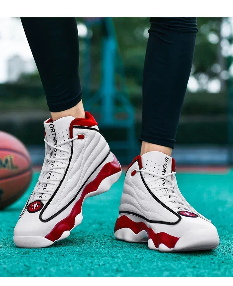 Men's  High Quality Basketball Shoes  Top Cushioning Non-Slip Wearable Sports   Athletic  Sneakers for Women