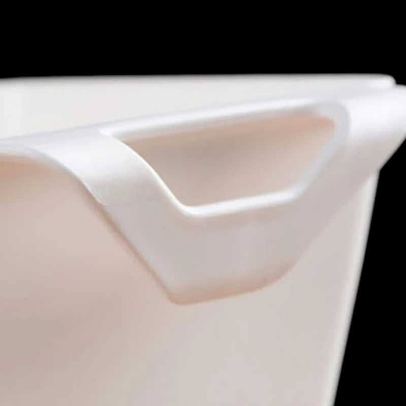 Household Back Hanging Plastic Storage Basket Kitchen Bathroom Mini Organizers Small Things Portable Storage Box Container