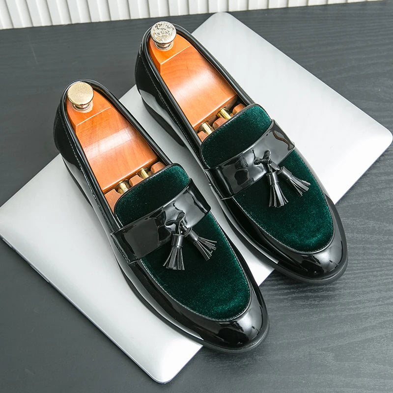 Men's Tassel Leather Shoes Men's Party Formal Loafers Casual Evening Dress Moccasins Wedding Shoes Fashion Casual Men's Shoes