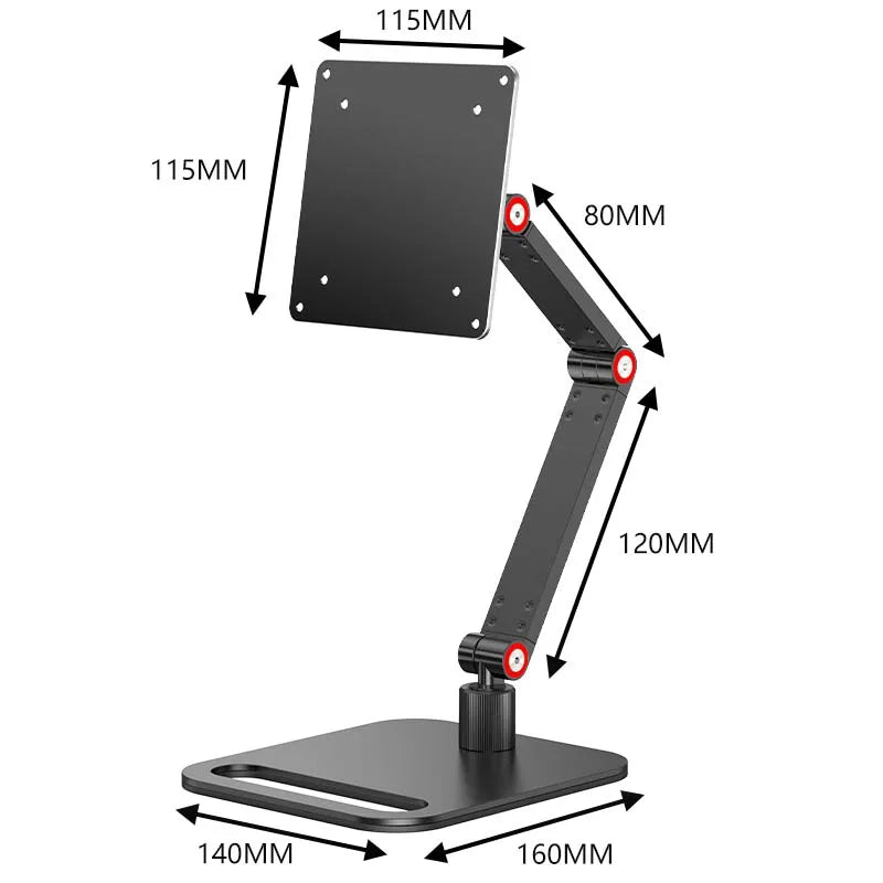 Portable Monitor Base Universal 14''-24'' Vesa Mounted Lcd Touch Screen Holder Folding Screen Display Stand Bracket Desktop