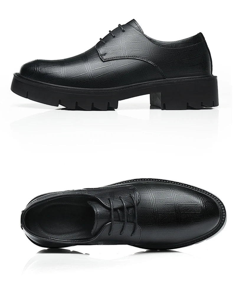 High Quality Elevator 4/7/9 Cm Men Dress Shoes Men Formal Shoes Height Increase Business Men Oxfords Footwear Suit Shoes Taller