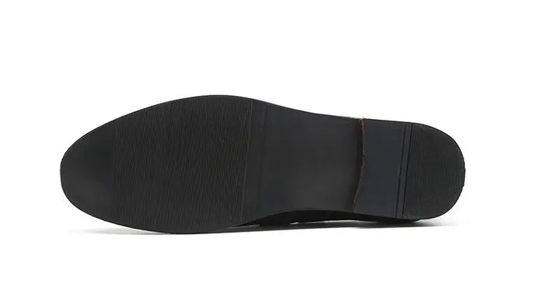 Fashion Men's Casual Shoes Suede Leather Slip-on Mens Trendy Tassels Classic Loafers Moccasins Men Party Wedding Driving Flats