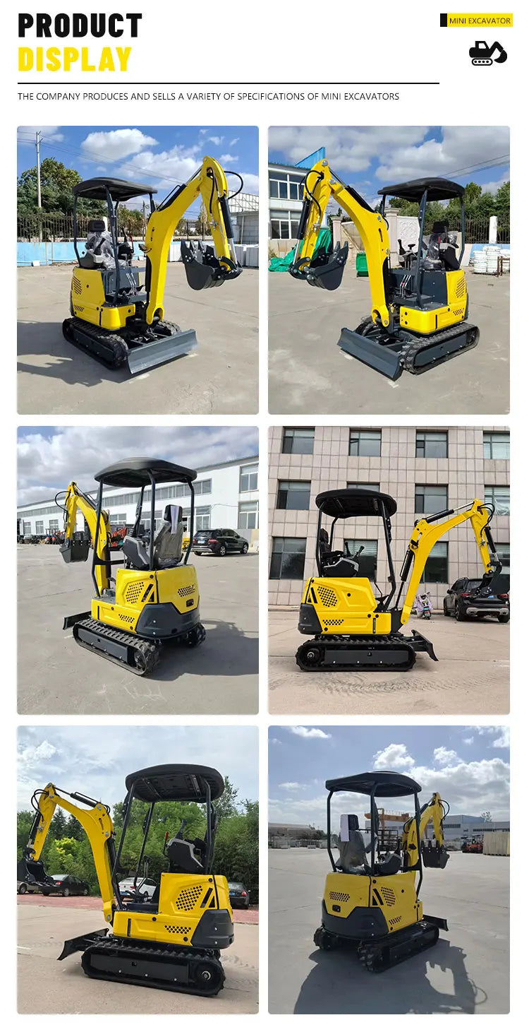 Mini Excavator 1.8T Telescopic Track EPA Engine Customized Affordable Price for Construction Equipment