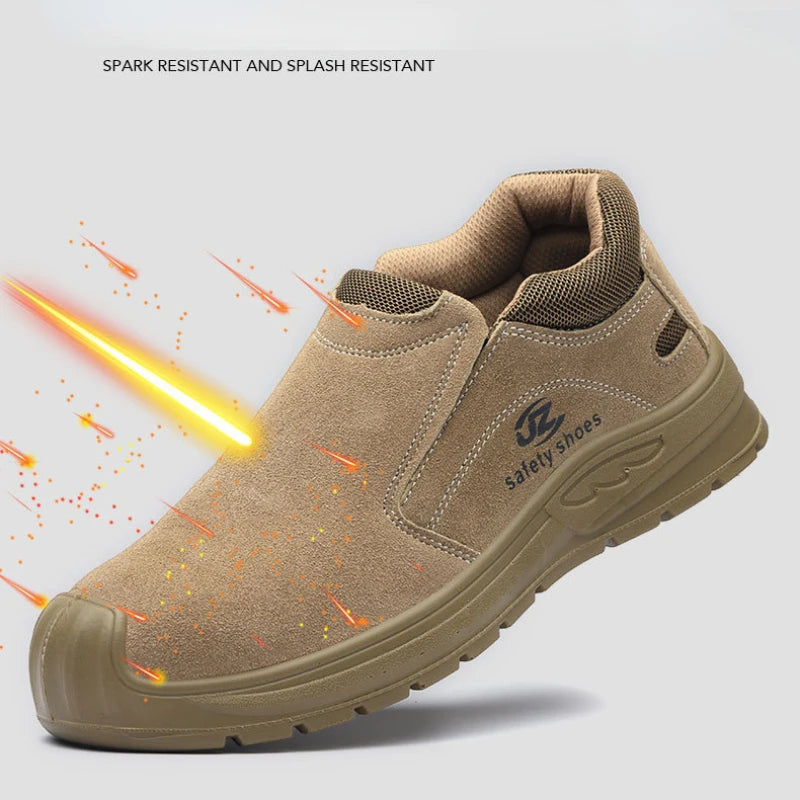 Insulated Safety Boots Men Anti-smash Anti-stab Safety Shoes for Men Construction Welding Work Shoes Safety Protective Men Shoes