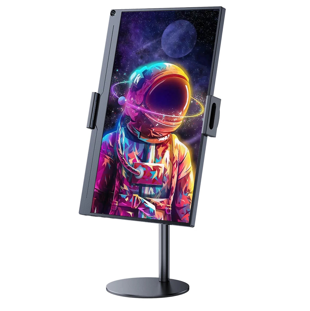 Portable Vesa Monitor Tablet Holder Adjustable Monitor Stand Height Up To 24Cm Standing Tablet Bracket Desk Mount Wider Base