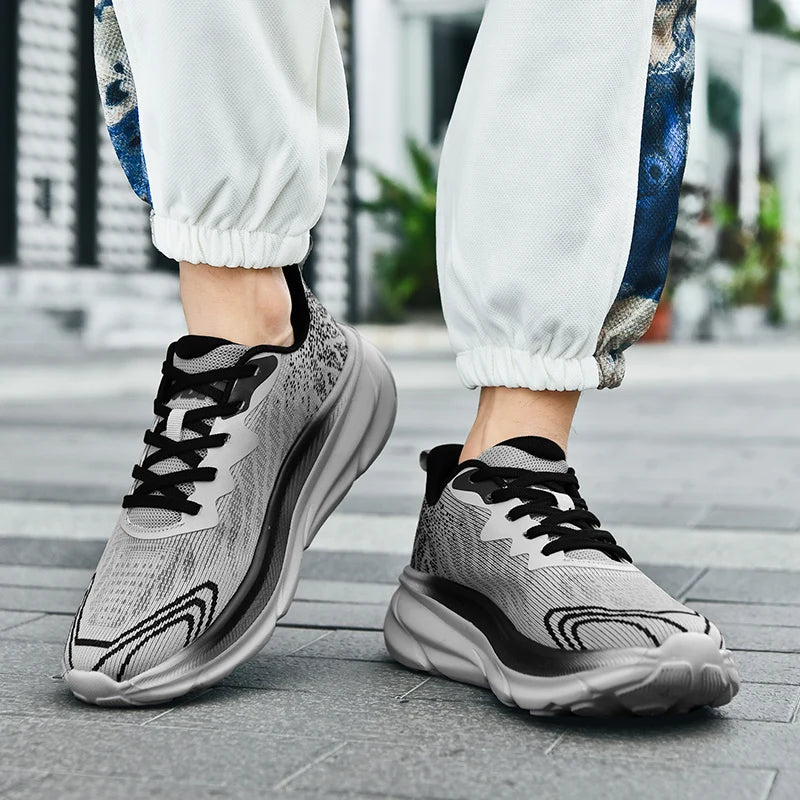 Men Sneakers Marathon Men Sports Running Sports Shoes Breathable Lightweight Women's Comfortable Athletic Shoe Nonskid Sneakers