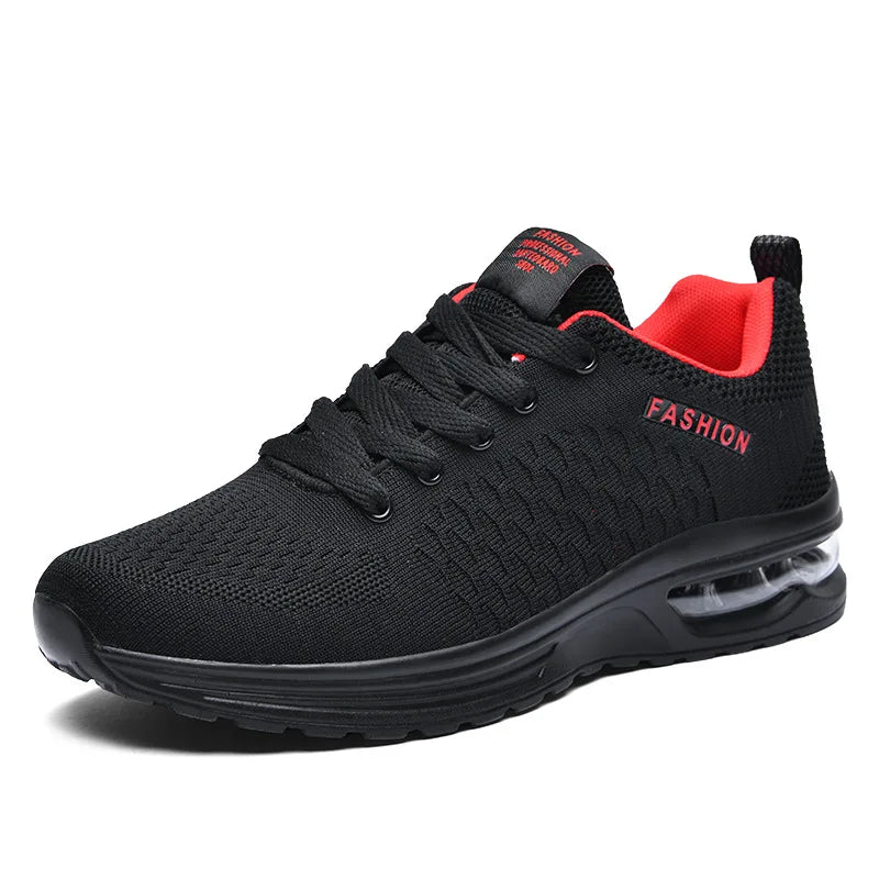 Men Running Shoes Lace Up Sneakers Fashion Lightweight Male Casual Shoes Mesh Walking Tennis Shoe Outdoor Men Shoes Plus Size 47