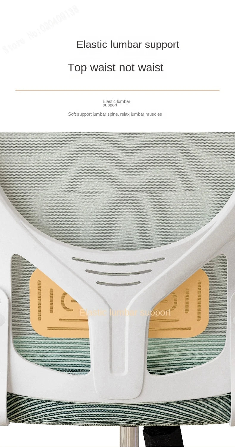 New Pink Breathable Comfortable Mesh Office Chair Latex Cushion Spine Protection Design Student Multifunctional Computer Chair