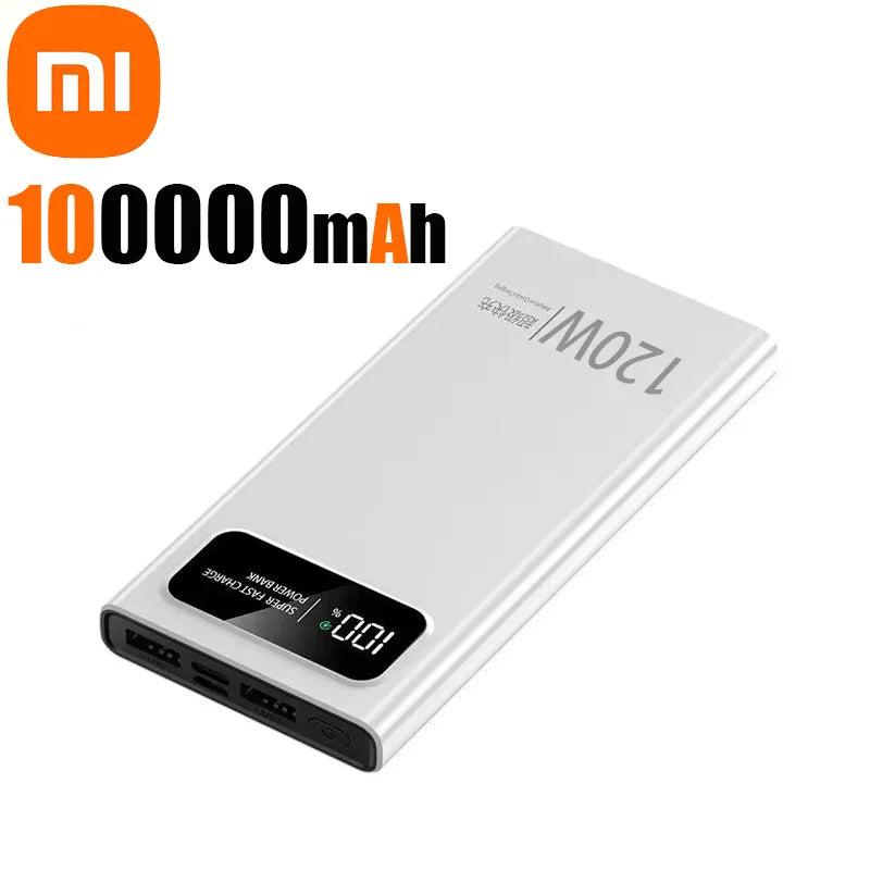 Xiaomi 200000mAh Power Bank 120W Fast Charging Portable Mobile Power Ultralarge Capacity Digital Display External Battery