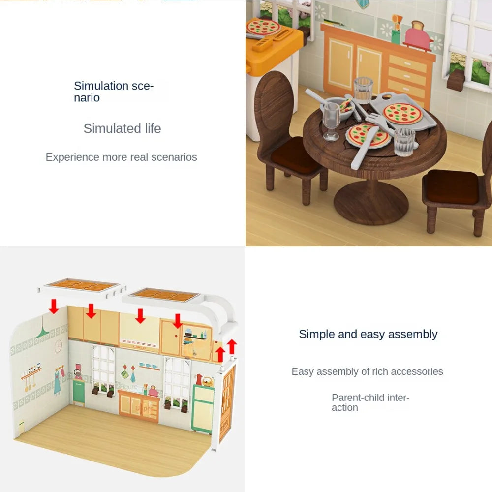 Kitchen Dollhouse Furniture Miniature Scene Miniature Miniature Items Dollhouse Accessories Furniture Accessories