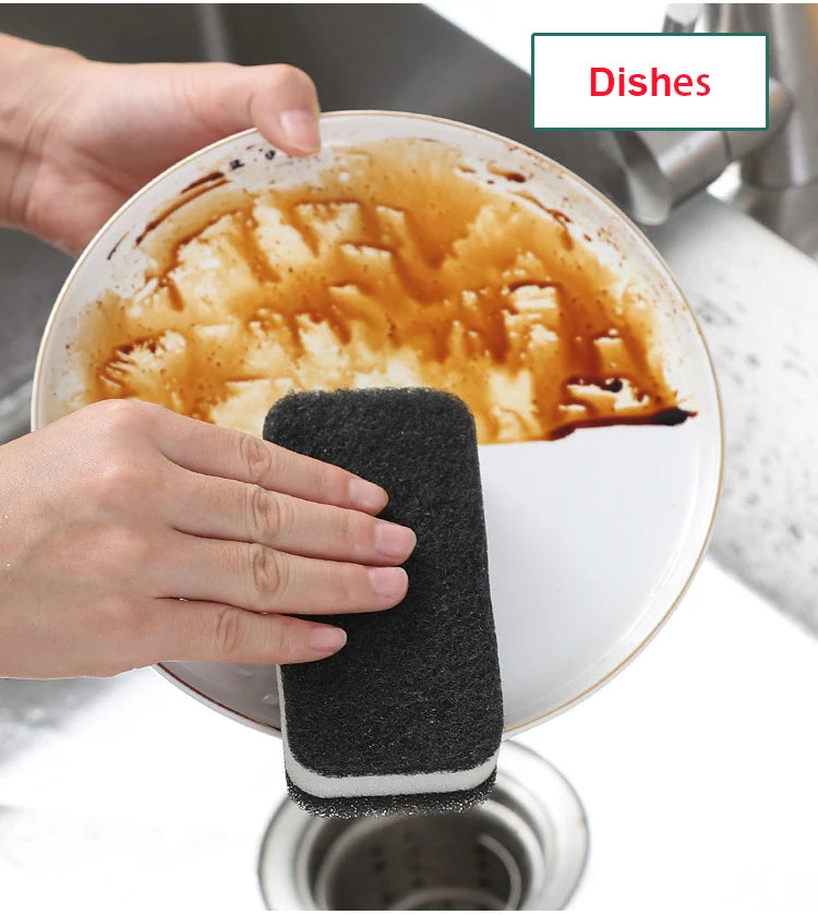 Cheap Small Item Home Useful Little Things Kitchen Accessory Dishwasher Sponge Sink Cleaning Tools Scouring Pad Scourer