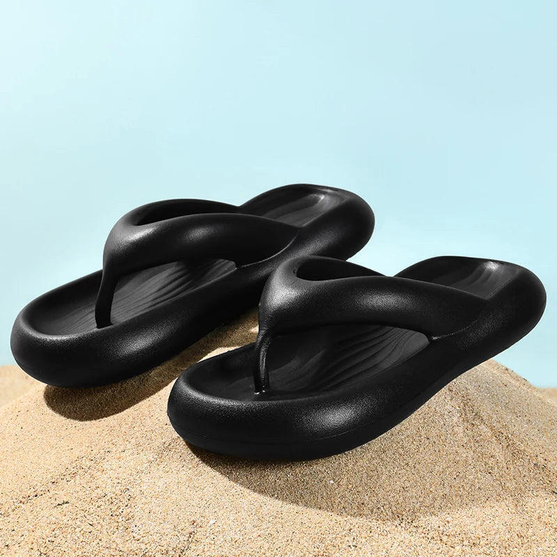Men's Shoes Flip-Flops Men's Slippers Summer Indoor Sandals Soft Sole Outdoor Sports Leisure Beach Shoes Sandals