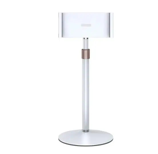 Portable Vesa Monitor Tablet Holder Adjustable Monitor Stand Height Up To 24Cm Standing Tablet Bracket Desk Mount Wider Base