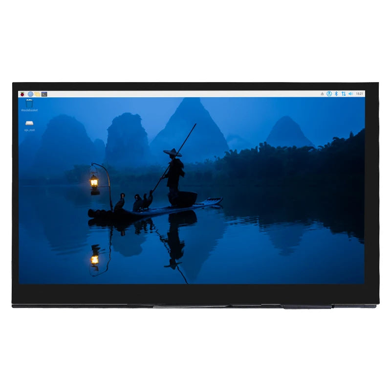7 Inch Portable Display IPS LCD Capacitive Touch Screen 1024x600 Monitor Optional Speakers for Raspberry Pi 5 4B 3B+ Laptop PC