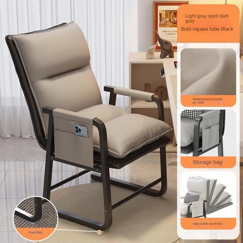 OLEVO Computer Chair For Home Use Comfortable Backrest Lazy Person Sofa Folding Recliner Study Office Chair Desk chair news