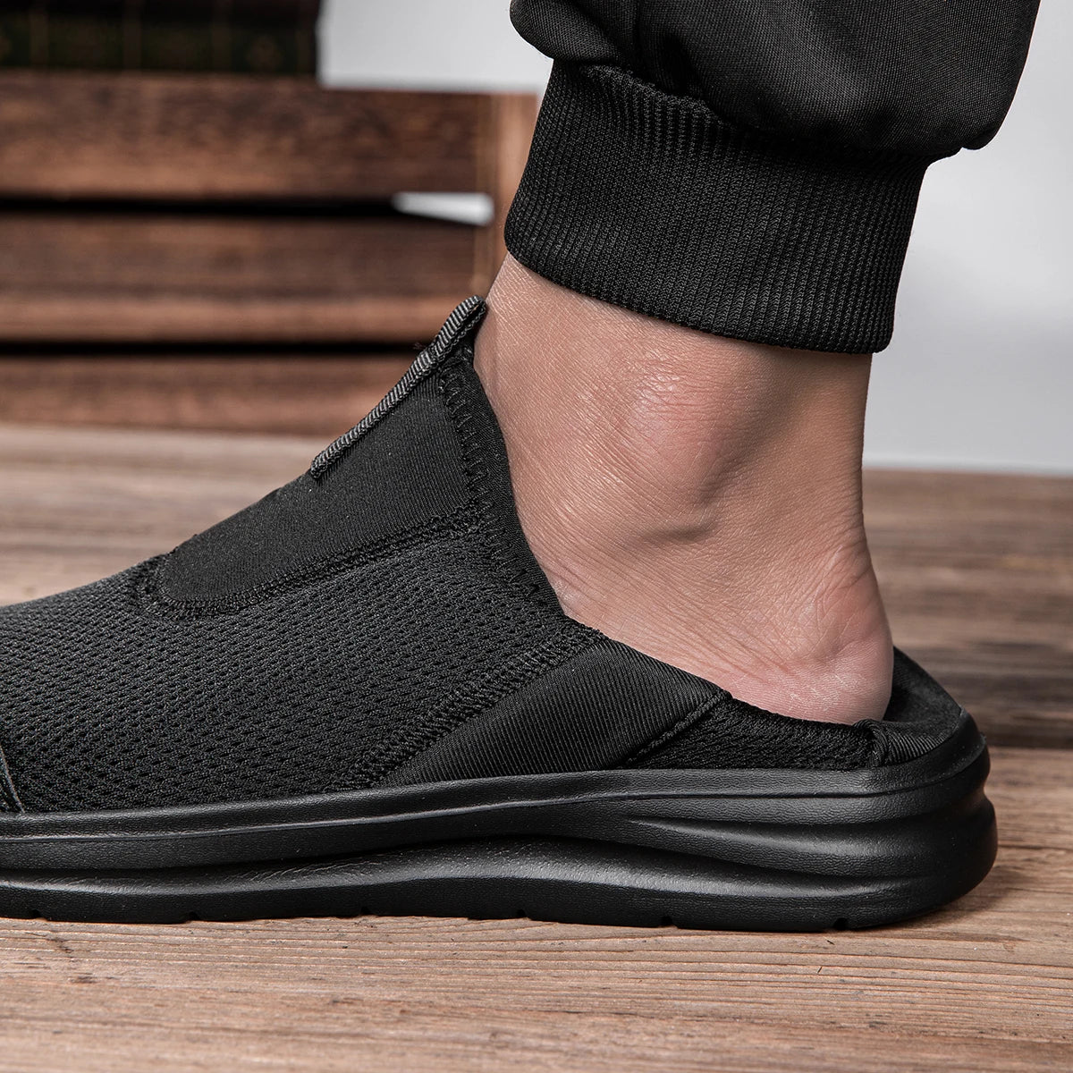Summer Men's Shoes Mesh Sneakers Fashion Flying Woven Running Shoes Trendy Casual Ultra-Soft Ultra-Light Mesh Shoes