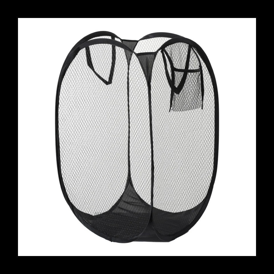 Household Storage Baskets Breathable Collapsible Mesh Pop Up Laundry Baskets Laundry Room Necessary Storage Clothes Organizers