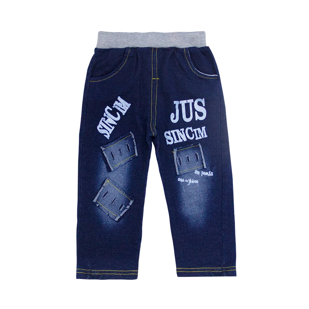 Fashion Spring Autumn Toddler Boys Sports Suits Children Casual Clothes Sets Denim Clothing for Kids Boys Clothes