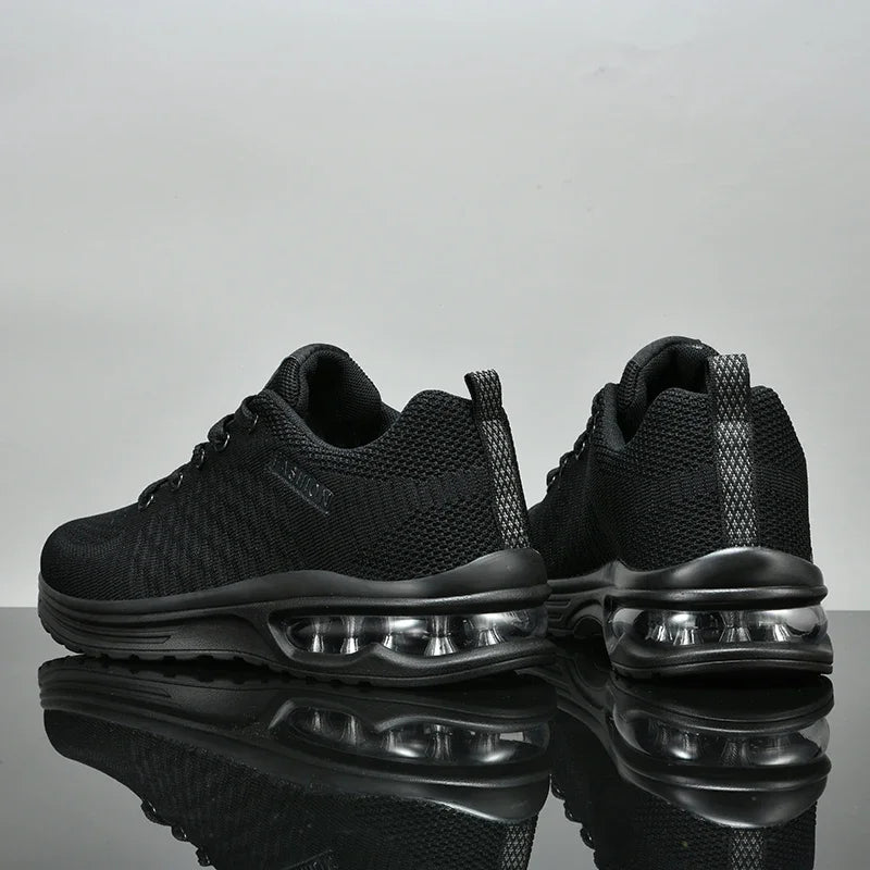 Men Running Shoes Lace Up Sneakers Fashion Lightweight Male Casual Shoes Mesh Walking Tennis Shoe Outdoor Men Shoes Plus Size 47