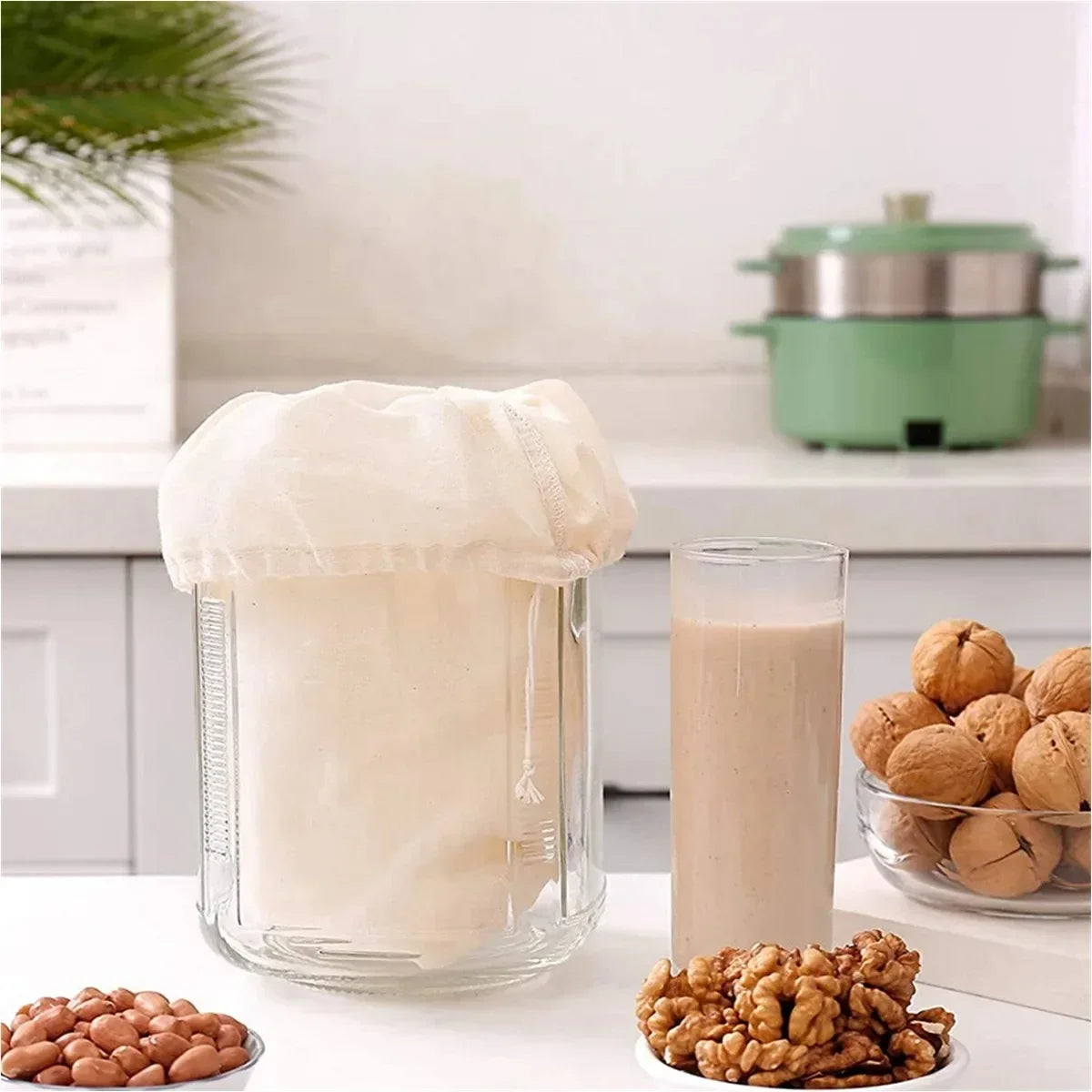 Cotton Gauze Kitchen Items Tofu Cheese Filter Cloth Butter Milk Coffee Filter Tools Gadgets Dining Bar Home Garden