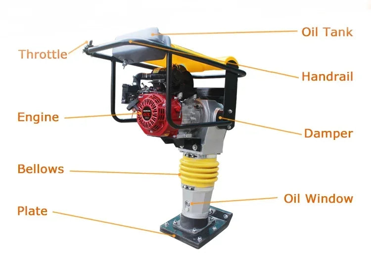 Factory  Tamping Compactor/Compactor Jump/Jack Compactor  for Road Construction Projects