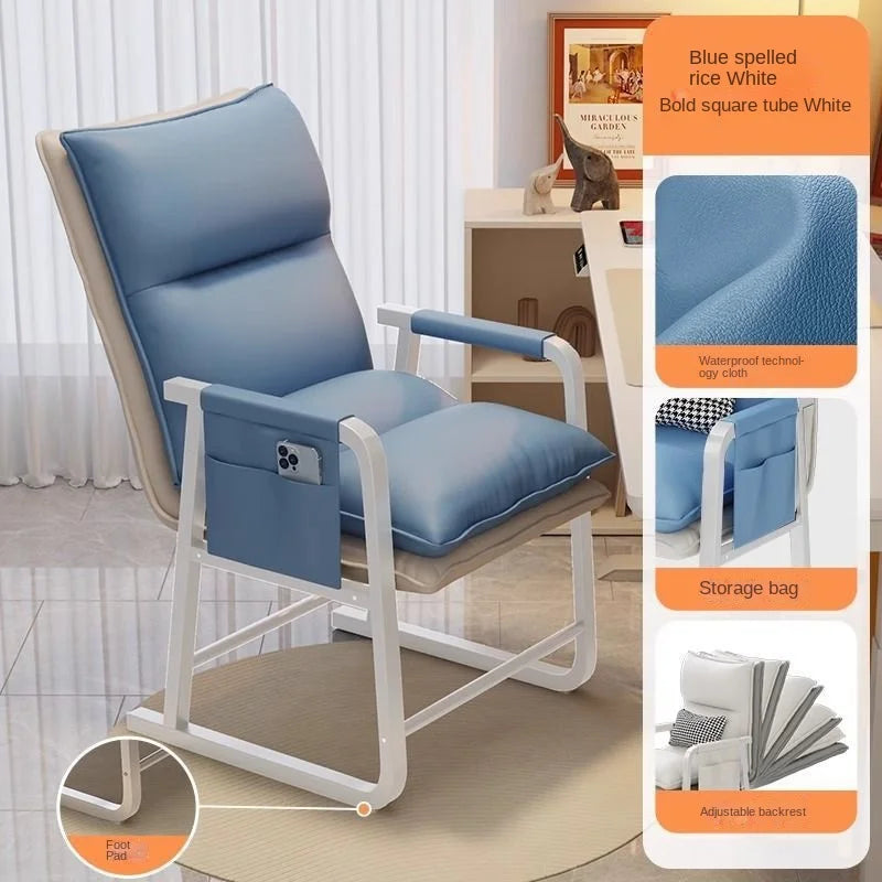 OLEVO Computer Chair For Home Use Comfortable Backrest Lazy Person Sofa Folding Recliner Study Office Chair Desk chair news