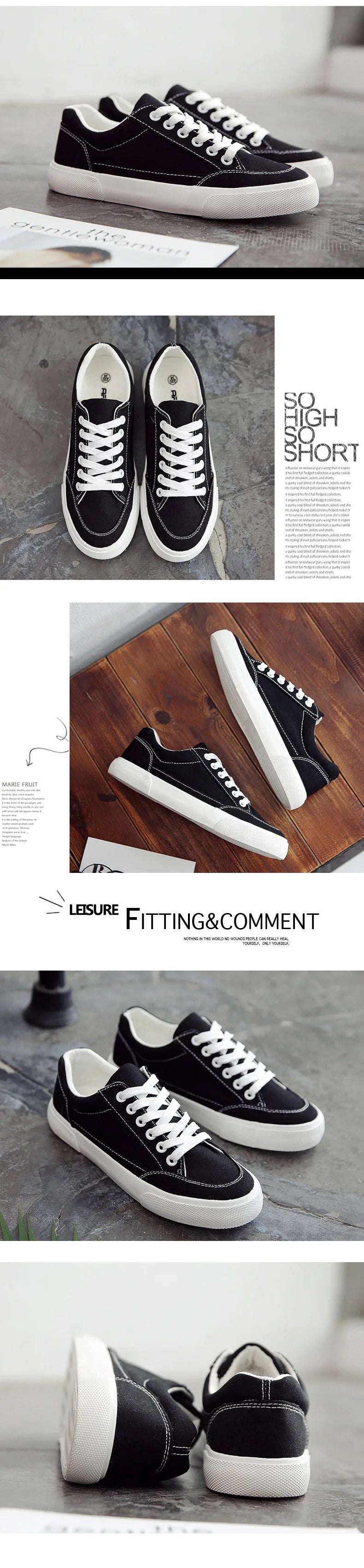 Men's Sneakers New Leather Casual Shoes Breathable Canvas ShoesClassic Small White Shoes for Men Lace Up Vulcanized Shoes