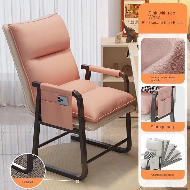 OLEVO Computer Chair For Home Use Comfortable Backrest Lazy Person Sofa Folding Recliner Study Office Chair Desk chair news